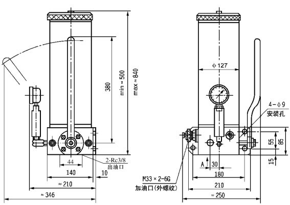 SGZ-8型手動(dòng)潤(rùn)滑泵