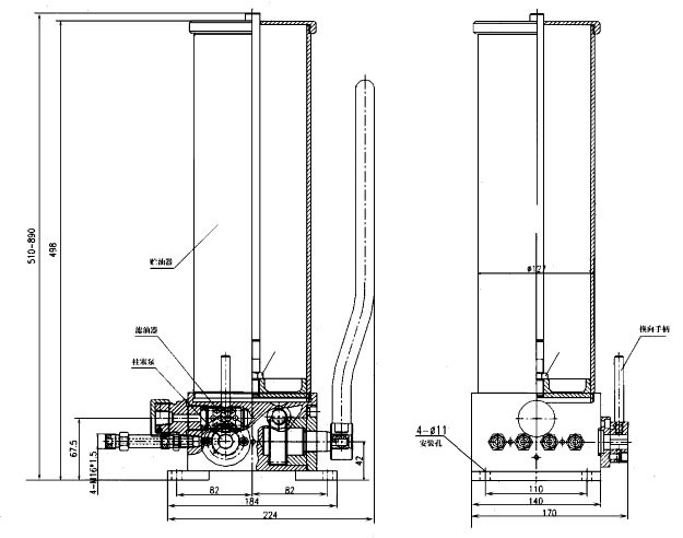 SGZ-4/8F型手動(dòng)潤(rùn)滑泵