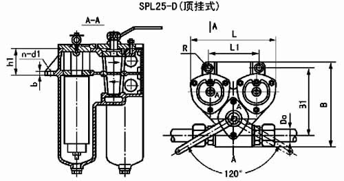 SPL、DPL型網(wǎng)片式油濾器